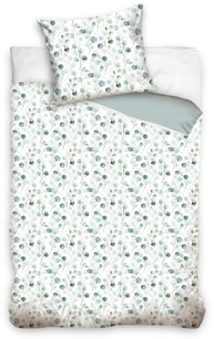 MTOnlinehandel Kinderbettwäsche 135x200 (Blätter_155x220)