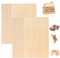 Aweisile Fogli di Legno di Balsa 15 Pezzi - Pannelli in Compensato per Fai Da Te, Fatto a Mano, Pirografia - 200 x 100 x 2mm