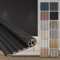 HEXIM Akustikpaneele Holz 278x60cm - Holzpaneele Wand Lamellenwand flexibel MDF Wandpaneele TV Wandverkleidung Holzwand Deko schwarz (2 Paneele / 3,34 m² Black Edition - AP12)