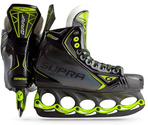 tblade Schlittschuhe Graf 103/V5 mit t-Blade Kufen Eihockey Schlittschuh (39 1/3)