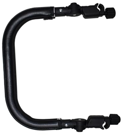 TOYANDONA Kinderwagen Schutzbügel Armlehne Verstellbar Abnehmbar mit Reißverschluss Geeignet für Kinderwagen Querstange Dickem Eisenrohr