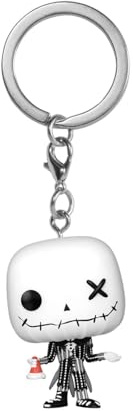 Funko Pop! Keychain: Patchwork - Jack Skellington - The Nightmare Before Christmas - Mini-Figurine en Vinyle à Collectionner Porte-clés Fantaisie - Cadeau de Noël