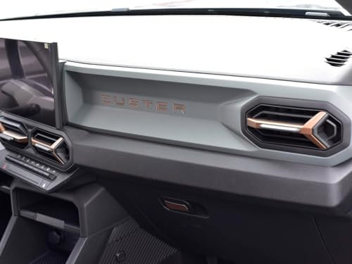 KDUSNA Stahlabdeckung für Dacia.Duster III 3 (P1310) 2024+, Briefeinlage - Kupferbraun Stil | 6 Stück Essential Expression Journey Extreme Duster Tuning Zubehör