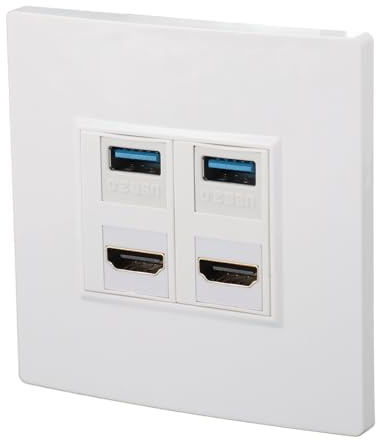 HD Multimedia Interface 4-Port W-Platte mit USB 3.0 und 4K 60 Hz Port für Computer TV-Festplattenprojektor