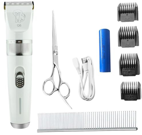 BESPORTBLE Elektrischer Haustier-haartrimmer Usb-ladeanschluss Langlebiges Material Sicher und Schonend für Fellpflege Einfache Bedienung