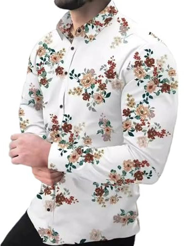 Longsleeve T-Shirt Herren Leichte Casual Modeshirt Persönlichkeit Trend Gutaussehend Knopfleiste Hemd Hipster Urban Design Druck Shirt BB-01 3XL