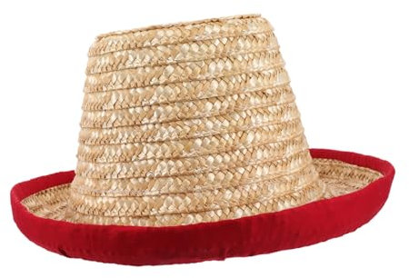 Milisten Straw Hat for Juggling and Acrobatics Unique Performer Accessory for Street Dance Reliable Protection Various Performance Settings Lightweight and Design Multi