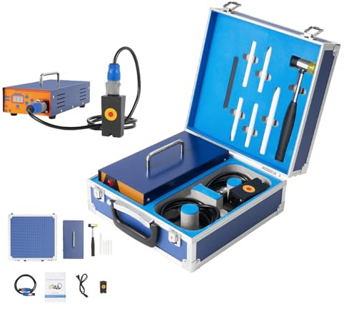 Mqwdxzfes Machine de chauffage à induction PDR 1380 W - 150 kHz - Chauffage à induction sans peinture - Avec écran numérique - 220 V - Kit de réparation de bosses de voiture - Pour atelier automobile
