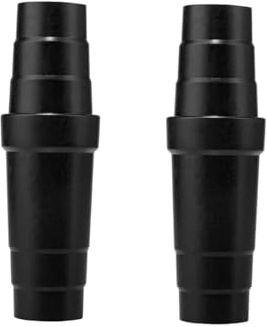 2Pcs Black Vacuum Cleaner Hose Adapter Easy to Use Vacuum Cleaner Conversion Reducers ABS Material Hose Coupler Universal Reducer，Vacuum Parts and Accessories
