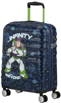 American Tourister Wavebreaker Disney - Buzz Lightyear Handgepäck Koffer 55 cm, Hartschalenkoffer, Kabinentrolley für Ryanair & die meisten Airlines