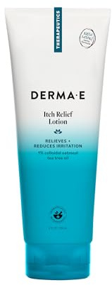 derma e Itch Relief Lotion with Tea Tree, E and Chamomile, 6 Fluid Ounce (175 ml)