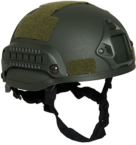 Mil-Tec Herren COMINU072130 Helm, Oliv, universal