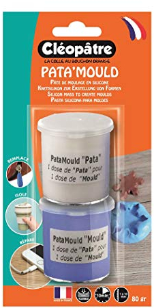 Cléopâtre - Pata'Mould pâte de modelage bi-composant en silicone Blanc 80 g