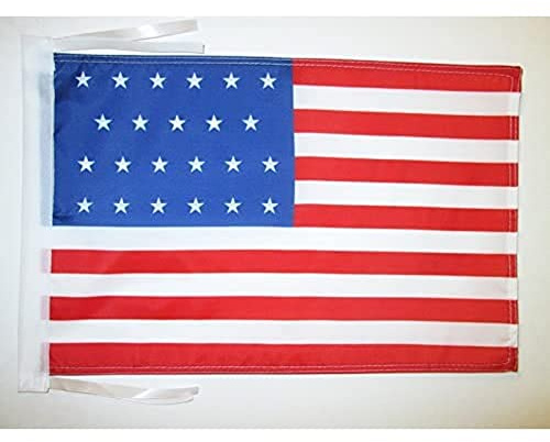 AZ FLAG United States 1820-1822 23 stars Flag 45x30 cm Cords | Indoor and outdoor use american historic 12x18 in decorative flag double stitched seams and reinforced edges with ties