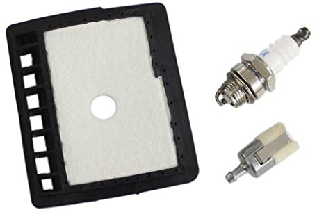HURI Filtre à Air et Bougie d'allumage pour Tronçonneuse ECHO CS300 CS301 CS305 CS306 CS340 CS341 CS345 CS346 CS3000 CS3400 CS3450 Rep 13031039130 13031039131 13031039132