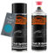 TRISTARcolor Autolack 2K Spraydosen Set für Peugeot ELR Bleu Fidji Metallic Basislack 2 Komponenten Klarlack Sprühdose