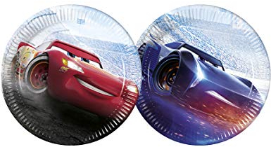 Folat - Assiettes Cars Legendes 23cm - 8 pièces