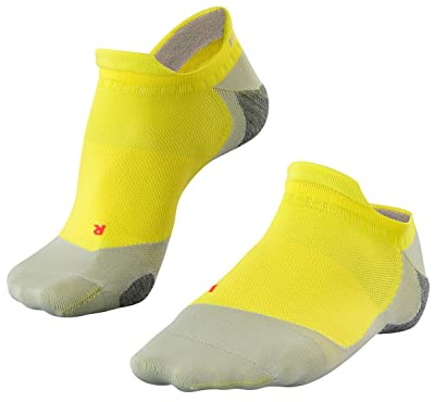 FALKE Laufsocken RU5 Race Invisible Funktionsmaterial Herren weiß schwarz viele weitere Farben dünne verstärkte Sportsocken ohne Muster mit ultraleichter Polsterung Füßlinge kurz zum Sport 1 Paar