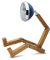 Piffany Copenhagen Lamp Mr. Wattson 12V, Cobra Blue, Metall Baumwolle Holz Aluminium, Blau, L155 x P276 x H180 400 mm