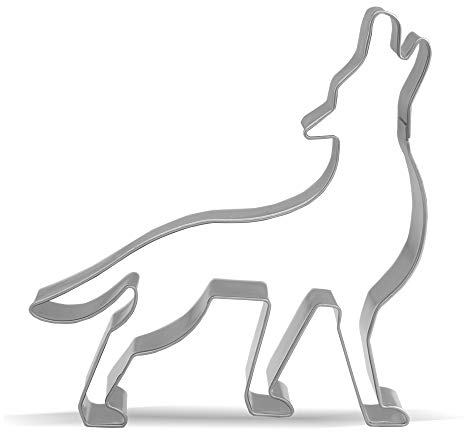 Ausstechform Wolf, Edelstahl, 9,7 cm