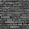 New Realistic 3D Vintage Brick Effect Rustic Stone Grey Textured Wallpaper (Black AL1034)