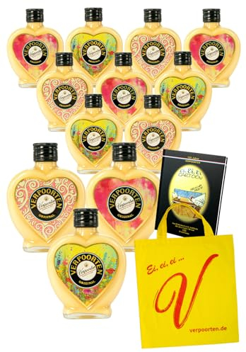 12 x 0,2 L Herzflasche VERPOORTEN ORIGINAL Eierlikör 20%vol