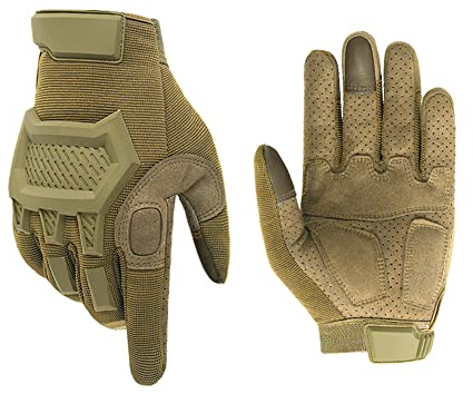 ThreeH Taktische Handschuhe Mehrzweck-Gummihandschuhe mit vollständiger Fingerabdeckung für Outdoor-Sportarten Motorradfahren Camping und Paintball