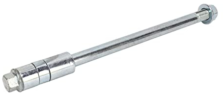 EBTOOLS 12 Mm 230 Mm Vorne Hinten Hinterachse Stahllegierung mit 3 Dichtungen Passend für 125 Cc 140 Cc Pit PRO Trail Dirt Bike Vordere Hinterachse Teile Vorne Hinten Felge Radachse mit Dichtungen