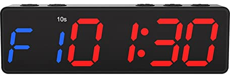Gathukila Minuteur de gym portable - Minuteur d'intervalle d'entraînement - Compte à rebours / UP/chronomètre magnétique rechargeable par USB - Minuteur de fitness A