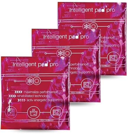 Set di 5 cuscinetti refrigeranti rosa, 29 x 12 cm e 15 x 15 cm, compresse refrigeranti a caldo, compresse a freddo, cuscinetti in gel per compresse fredde, confezione fredda e calda