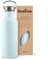 Bambaw Gourde Inox 500ml, Bouteille d'Eau Bleue, Gourde Sport Non-Isotherme, Gourde 50cl, Gourde Enfant Inox, Gourde Metal – Bleu Nordique