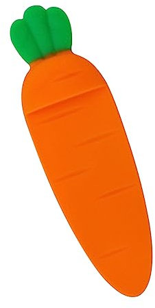 NUOBESTY Karotten-Lesezeichen pflanzliche Lesezeichen Hasen-Karotten-Spielzeug osterparty gefallen süße Lesezeichen Schreibwaren für Kinder Karotte Lesezeichen Tier schmücken 3d Kieselgel