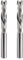 EU_HOZLY Spiralfräser Up&Down Compression Bit 8mm Schnittdurchmesser, 8mm Schaft, 42mm Schnittlänge CNC-Schaftfräser für Holzschnitzerei, Gravur, 2St