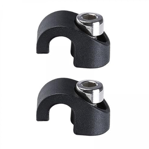 rockible Fahrrad Gabel Bremsleitung Halterung Set, Schwarz, 2 Stück
