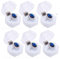 6er Set Ringetui für Verlobungsringe - [Innenfarbe-Weiß] - Ringbox für Ringe, Ringschachtel für Verlobungsring, Schmuckschachtel Hochzeit, Valentinstag Geschenkbox, Schmuckkästchen, Trauringetui