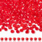 XIANNVXI 6mm Red Glass Beads for Crafting Red Beads for Jewelry Making 400pcs