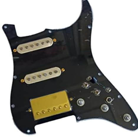 Vorverdrahtete ST E-Gitarre HSS Schlagbrett Coil Split Set Multifunktionsschalter Alnico 5 Pickups Gitarrenteile
