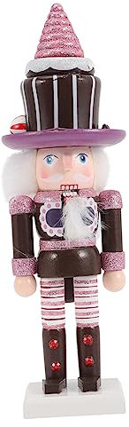 BCOATH Mini Nutcracker Ornament for Christmas Nutcracker Decor for Boys and Girls Wooden Christmas Decor