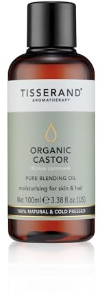Tisserand Organic Castor Oil - 100ml | Nourishing Base Oil, For Skin, Hair & Massage, Uncompromising Quality, Certified Vegan