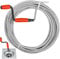 BBLTIFF Alambre Desatascador Tuberias Profesional 5m × 6mm, Desatascador wc con Manivela Desatascador Fregadero, Cable Desatascador Tuberías para Fregaderos de Cocina y Desagües de Inodoros Obstruidos