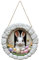 Türschild Ostern Haustür Osterkranz Türkranz Ostern Frühling Oster Außen Innen Türdeko zum Aufhängen Osterdeko Fenster Hängend Osterschmuck Holz Osterhase Deko Modern Frühlingsdeko Draussen (#13)