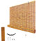 LJDJRHXH Retro Raffrollo Outdoor Bambusrollo Wetterfest Bambus Rollos, 30-160 cm Breit Natürliches Schilf Vorhänge Lichtfilternde Fensterrollo, Seitenzugrollo Sichtschutz Jalousien Mit Lifter