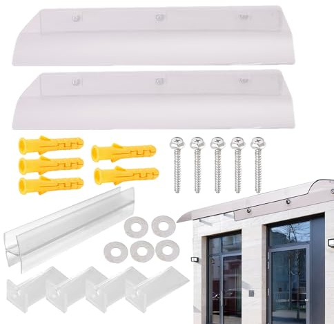 Front Door Canopy Outdoor Awning, Door Window Awning, Rain Shelter For Porch, Heat Resistant And Weather Resistant, Window Cover Shelter For Gardens, Porch