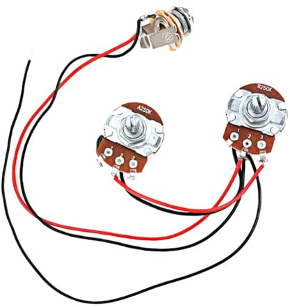 Eighosee Electric Wiring Harness Kit Pre-Wired Guitar Parts Pre-Wired Guitar Parts