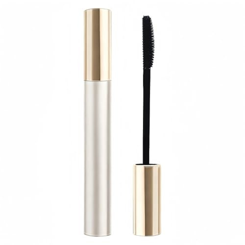 Schwarze Wimperntusche/Mascara, Wasserfeste Mascara mit Spezialbürste, Natürlich, Leicht, Kein Verklumpen und Lang Anhaltend, Einfach Aufzutragen, Kein Verschmieren
