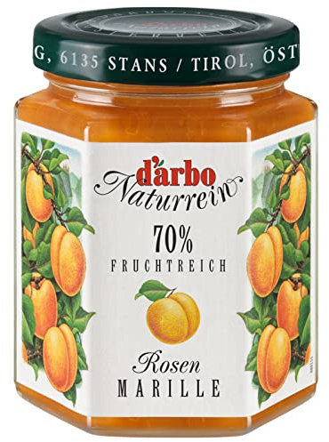 Darbo Naturrein Fruchtreich Konfitüre - Rosenmarillen - 200 g