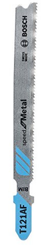 Bosch Professional 25x Jigsaw Blade T 121 AF Speed for Metal (for Steel sheets, Accessories Jigsaw)