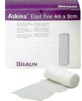 ASKINA Elast Fine Binde 4 cmx4 m cellophaniert 1 St