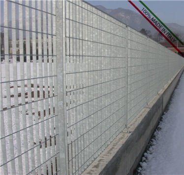 ITALFROM Pannello Recinzione CANCELLATA RINGHIERA PARAPETTO GRIGLIATO in Ferro ZINCATO-Maglia:mm69X132 - Misura:mm1992x 1320 h (3790)