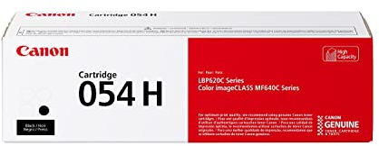 Canon Original Toner, 054 Schwarz, hohe Kapazität (3028C001) 1 Stück, Color Image Class MF641Cdw, MF642Cdw, MF644Cdw, LBP622Cdw Laserdrucker, hohe Kapazität